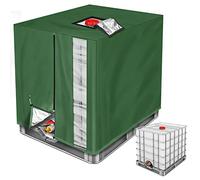 oumuik Couverture de réservoir IBC, Mise à Niveau de la bâche de Couverture 420D IBC pour réservoir d'eau 1000L / IBC Container Couverture de réservoir IBC de Protection Anti-UV