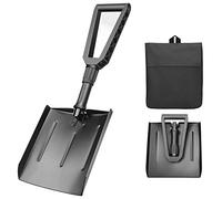 oumuik Outil de déneigement Pelle à Neige Grand Noir Portable détachable en Aluminium Type T léger