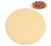 Oungy Pierre à pizza ronde 30 cm Cordiérite Pierre à pizza pour four de qualité supérieure 1 cm d'épaisseur pour tartes, pâtisseries, gâteaux, pains