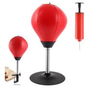 Oungy Sac de frappe pour le bureau avec pince de table, balle de boxe avec ventouses puissantes, sac de frappe debout pour enfants pour soulager le stress, poire de frappe robuste à suspendre pour