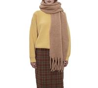 OUNIYA Écharpe surdimensionnée en laine épaisse chaude pour l'hiver, kaki, Large