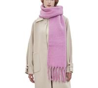 OUNIYA Écharpe surdimensionnée en laine épaisse chaude pour l'hiver, lilas, Large
