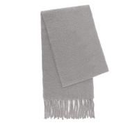 OUNIYA Grande écharpe à carreaux colorés surdimensionnés épais et doux en laine cachemire pour l'hiver chaud pour femme, Gris uni, Large