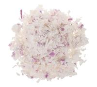 OUNONA 1 boîte de litière pour Petits Animaux en Papier Violet et Blanc, | 450 g/boîte, plus absorbant et sans poussière, pour les hamsters qui creusent, les lapins qui font leur nid et les
