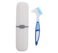 OUNONA 1 Ensemble De Conteneur De Voyage Pour Brosse À Dents Avec Support, Brosse De Nettoyage Des Dents Double Face, Étui Portable Pour Voyage Pour Les Soins Bucco-dentaires Et