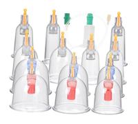 OUNONA 1 ensemble Kit de Ventouses Transparentes pour Thérapie Cupping Ensemble de Ventouses à Succion pour Soins à et Relaxation Musculaire