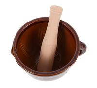 OUNONA 1 Ensemble Mortier Céramique Outil de Cuisine pour Épices Ail pour Écraser Mixer