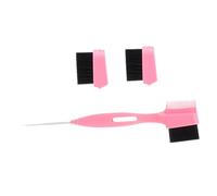 OUNONA 1 ensemble Set de Brosse à Sourcils Double Tête Portable Brosse à Cheveux Peigne à Sourcils avec Tête Remplaçable pour Maquillage Coiffage