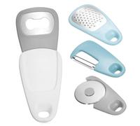 OUNONA 1 Ensemble Set de Gadgets de Cuisine Éplucheurs Râpes Inoxydable Outils pour Cuisine Rangement Suspendu Entretien