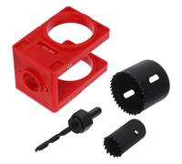 OUNONA 1 jeu de cloches robustes pour portes, installation de pênes dormants et de serrures, outils de rabotage pour perçage de trous de portes métalliques, solution de remplacement pour portail