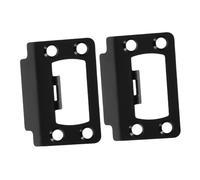 OUNONA 1 Jeu De Joints De Gâche De Porte Loquet Plaque De Verrouillage Boucle De Porte Gâche De Porte Couvercle De Plaque De Verrouillage De Porte Extension De Gâche Plaque De