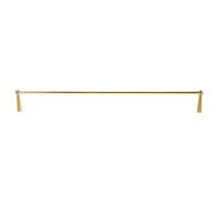 OUNONA 1 Jeu de Rails de galerie pour étagères, Support de Rail de 15,75 po avec fuseaux de 2 po x 0,4 po, quincaillerie pour Avant de vitrine, Garde-Corps métallique pour étagère de galerie de