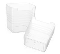 OUNONA 1 Jeu Étagère De Rangement Suspendue pour Réfrigérateur De Cuisine Bacs De Rangement pour Réfrigérateur Bacs Transparents pour Réfrigérateur Bacs De Rangement pour 2 pièces