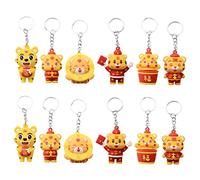 OUNONA 1 Jeu Pendentifs Forme De Tigre Pour Clés Décorations Suspendues Pour Sacs Et Accessoires 12 Pièces
