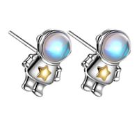 OUNONA 1 paire Boucles Oreilles Astronautes Asymétriques pour Femmes Design et Chic Parfaites pour Événements et