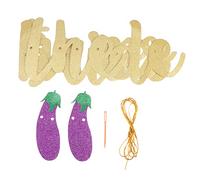 OUNONA 1 Pièce Bannière Lettres Here Comes The Bride Décoration pour Mariage Accessoire pour Événements Spéciaux