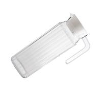 OUNONA 1 pièce Bouteille Eau Transparent à Rayures Pichet Froid et Chaud avec Poignée pour Jus et Boissons Fraîches