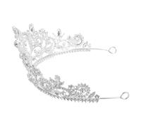 OUNONA 1 pièce Diadème Cristal Couronne pour Mariage Accessoire de Cheveux pour Mariée Fête et Célébrations Tiare avec Blanc Élégance Durable et