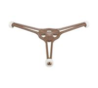 OUNONA 1 Support pour Plateau Tournant Micro-Ondes à Triple Bras, Stabilité Optimale et Répartition Uniforme Chaleur, Compatible Socle 24,5 CM, Accessoires Micro-Ondes pour Cuisson