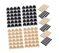 OUNONA 10 Feuilles Coin De L'album Stickers Coins Photo Blancs Autocollant Coin Photo Coins Photo Adhésifs Onglets De Cadre Photo Fournitures De Scrapbooking Autocollants D'album Papier