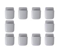 OUNONA 10 Pièces Boîte de Rangement Murale pour Organiser Téléphone et Objets en PP Léger et Pratique pour Télécommande et Support Mural Téléphone pour Chambre Vacances