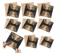 OUNONA 10 Pièces Cartes D'invitation Découpées Toile Araignée Noire | Papier Nacré, par Lot, Aspect Élégant et Accrocheur, pour Anniversaire et Soirée à Thème