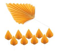 OUNONA 10 Pièces Décorations de Gâteau Papier de Palmier Topper Élégant pour Anniversaire Mariage Cupcakes Accessoires de Boho