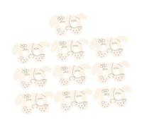 OUNONA 10 Pièces Masque Papier à Décorer pour Garçon Fille Lot de Masques Diy Animaux à Peindre Kit Créatif de Graffiti pour Activités Manuelles Améliorez Imagination Créativité des