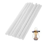 OUNONA 10 Pièces mèche en Fibre de Verre remplacements de mèche de Torche Remplacement Fibre de Verre Remplacement des mèches tiki pièces de Rechange pour Torche Blanche