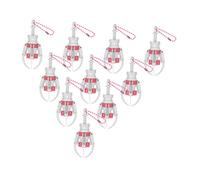 OUNONA 10 pièces Mini Pendentifs Griffe Colorés Porte-clés et Suspendus Décoration Polyvalente pour Sacs Clés et Accessoires Quotidiens