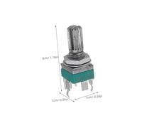 OUNONA 10 Pièces Potentiomètre de Précision Vertical avec Support Haute Précision pour Production Électronique et Réparation Audio Professionnelle Rotation sans Palier pour Fin