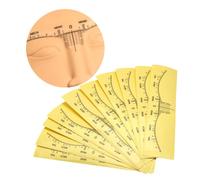 OUNONA 10 pièces Règles Pour Sourcils Mini Facile à Utiliser Outils de Mesure Maquillage
