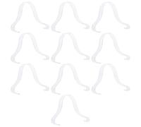 OUNONA 10 Pièces Support de Chaussures Transparent Lot de Présentoirs Acryliques pour Sandales et Talons Rangement et Gain de Place