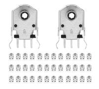 OUNONA 100 Codeurs de Molette de Souris 9mm en Métal, Kit de Remplacement Haute Précision 100 Pièces, Compatible pour Réparation et Modding de Souris Pc, Accessoires Électroniques