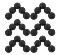 OUNONA 100 Pièces Balles de Bingo 40mm en PP, Design sans Joint, Noir