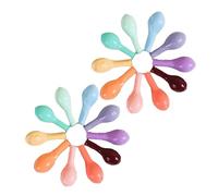 OUNONA 100 Pièces Ballons Latex Décoration de Mariage Couleurs Mélangées Ballons Sûrs Délicats pour Événements Festifs