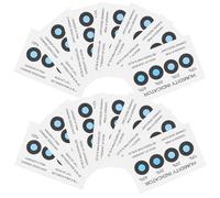 OUNONA 100 Pièces Carte Indicatrice D'humidité pour Surveillance Précise 10%-40% en Papier Absorbant le Stockage et Musées