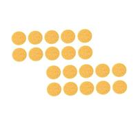 OUNONA 100 pièces de Maquillage Ronds Cellulose Éponges Démaquillantes Lavables et Réutilisables pour Nettoyage Visage et Application Cosmétique