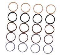 OUNONA 100 Pièces Élastiques à Cheveux Extensibles Lot De Élastiques Pour Cheveux Épais Petits Pour Queue De Cheval Haute Élasticité