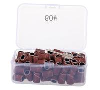 OUNONA 100 pièces Manchons Abrasifs Professionnels pour Ponceuse Ongles Bande Ponçage Résistante pour Manucure et Pédicure pour Polissage Gravure et Limage