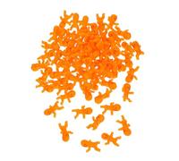 OUNONA 100 pièces Mini Figurines Plastique Décorations Mignonnes pour Shower Jouets Miniatures pour Jeux de Fête et Décoration de Gâteau