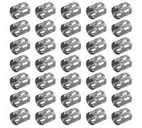 OUNONA 1000 Pièces Anneaux Aluminium pour Dreadlocks Clips Légers Ajustables pour Tresses et Extensions Coiffure Rapide et Confortable