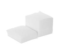 OUNONA 100pcs Chiffon de Nettoyage Blanc Carré 12 Cm en Fibre de Bois Anti-statique Haute Absorbance pour Électronique et Instruments de Précision en Laboratoire