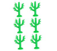 OUNONA 100pièces Miniatures De Cactus Artificiels Plantes Grasses Plastique Décoratives Ornements Réalistes pour Décoration De Maison Aquarium Et Gâteau
