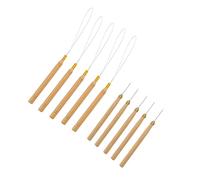 OUNONA 10pièces Crochets pour Tresses Dreadlocks Aiguilles à Crocheter pour Tissage Outils pour Dreadlocks Accessoires pour Tresses