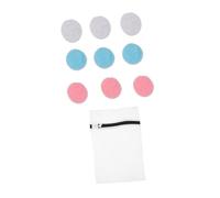 OUNONA 10pièces Disques Démaquillants Bambou Ronds Lot Pour Retirer Maquillage Mascara à Lèvres Et Fard à Paupières