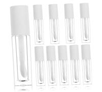 OUNONA 10Pièces Mini Tubes à Transparents Rechargeables Bouteilles Échantillon Pour Conteneurs Vides
