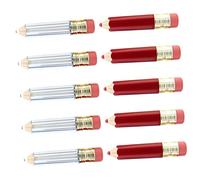 OUNONA 10pièces Mini Tubes De Stockage Pour Rouge à Diy Forme De Crayon Contenants Vides Pour Gloss à Pratiques Pour Voyage Et Maquillage