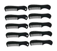 OUNONA 10Pièces Peigne à Barbe Professionnel Peigne de Poche Antistatique pour Hommes pour Toilettage Coiffure Finition et Design Ergonomique