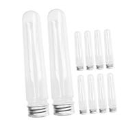 OUNONA 10pièces Porte-Lacets Élastiques Boîte à Lacets De Baskets Flacon De Rangement pour Lacets Tube De Rangement Transparent Portable